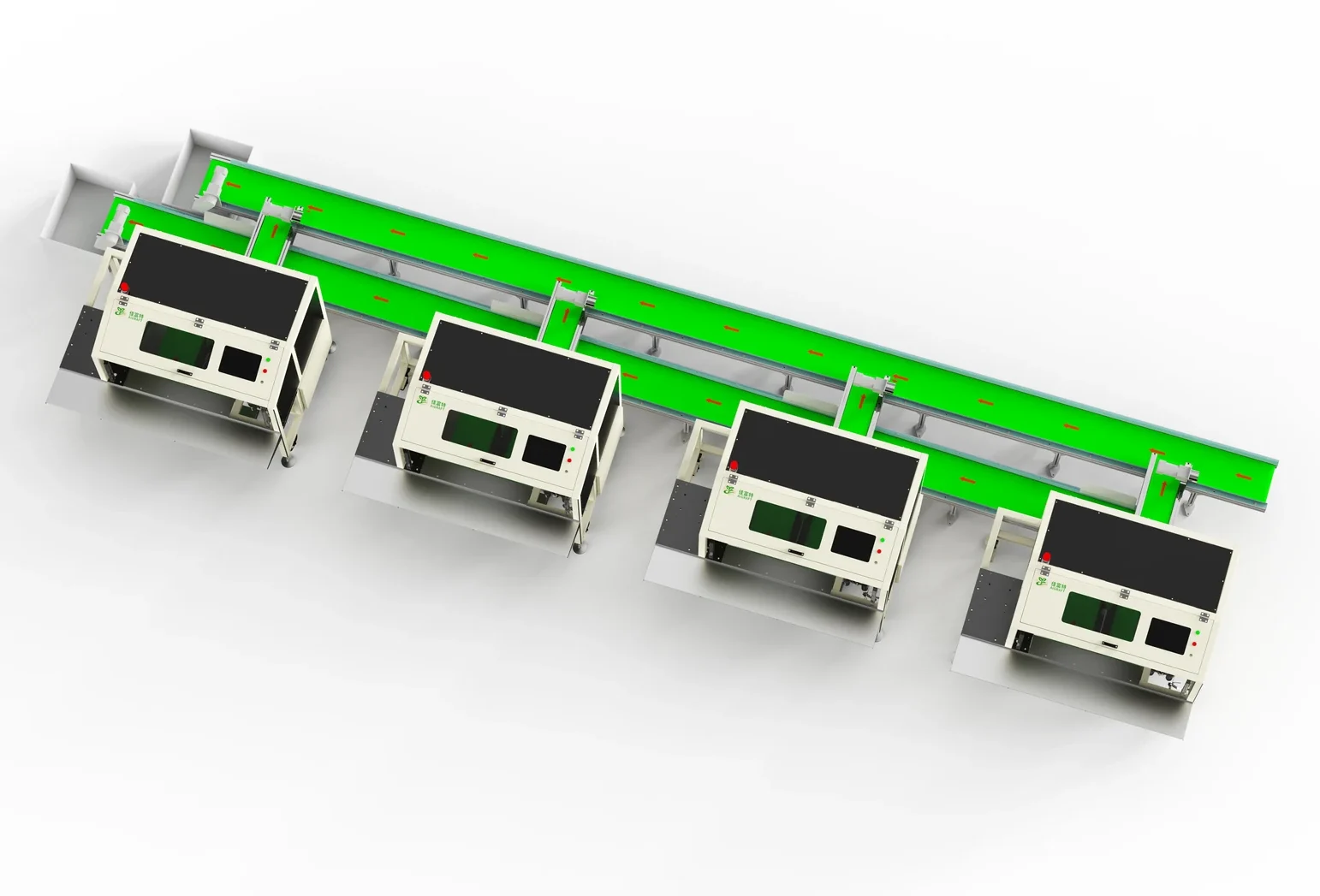 Integrated seedling grafting production line